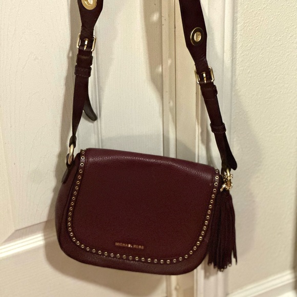Michael Kors, Purple, Fringe Tassel Bag, Gold Accents, EXCELLENT CONDITION - Picture 4 of 4